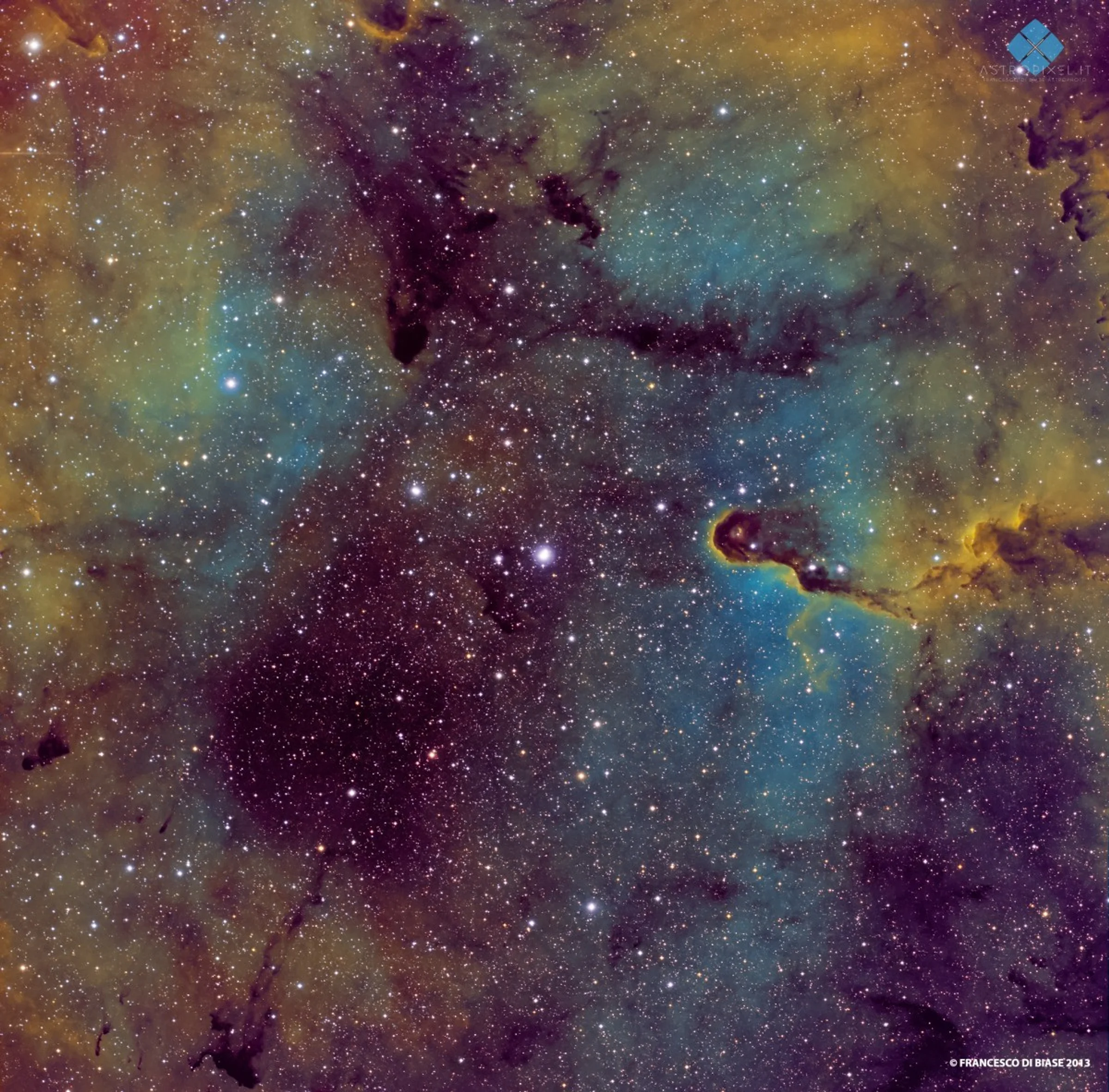 IC 1396 The Elephant's Trunk Nebula (SHO)