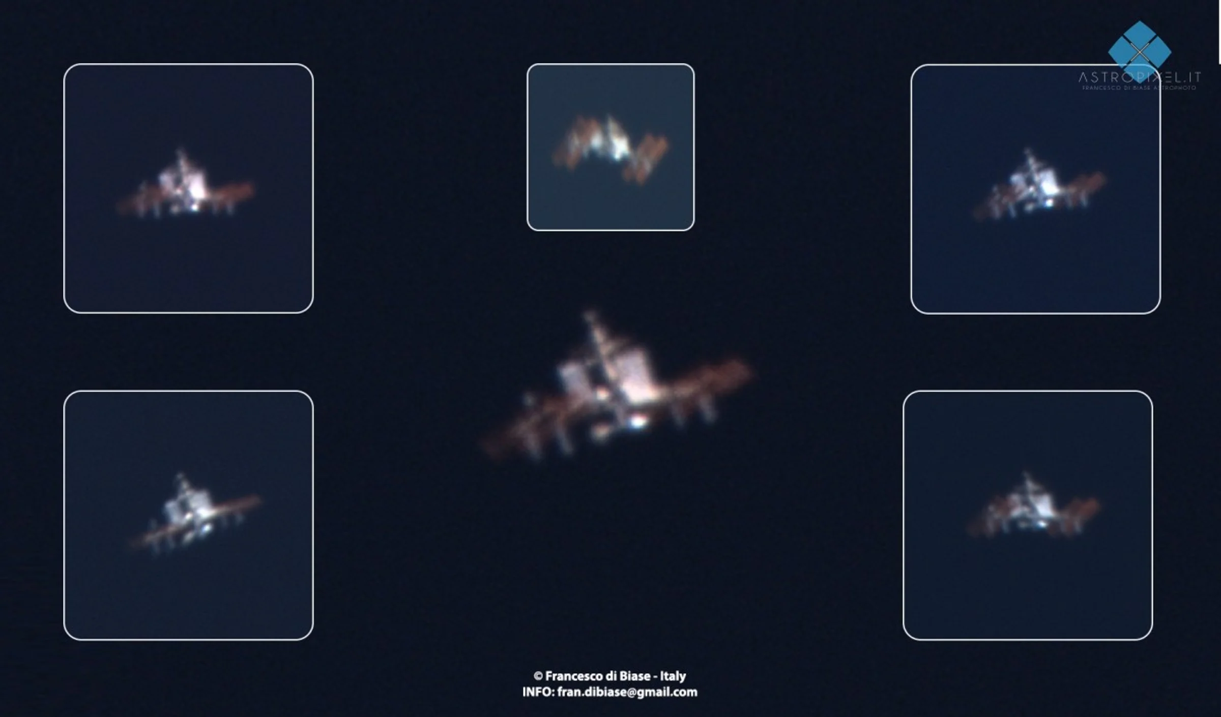 International Space Station (ISS) a colori