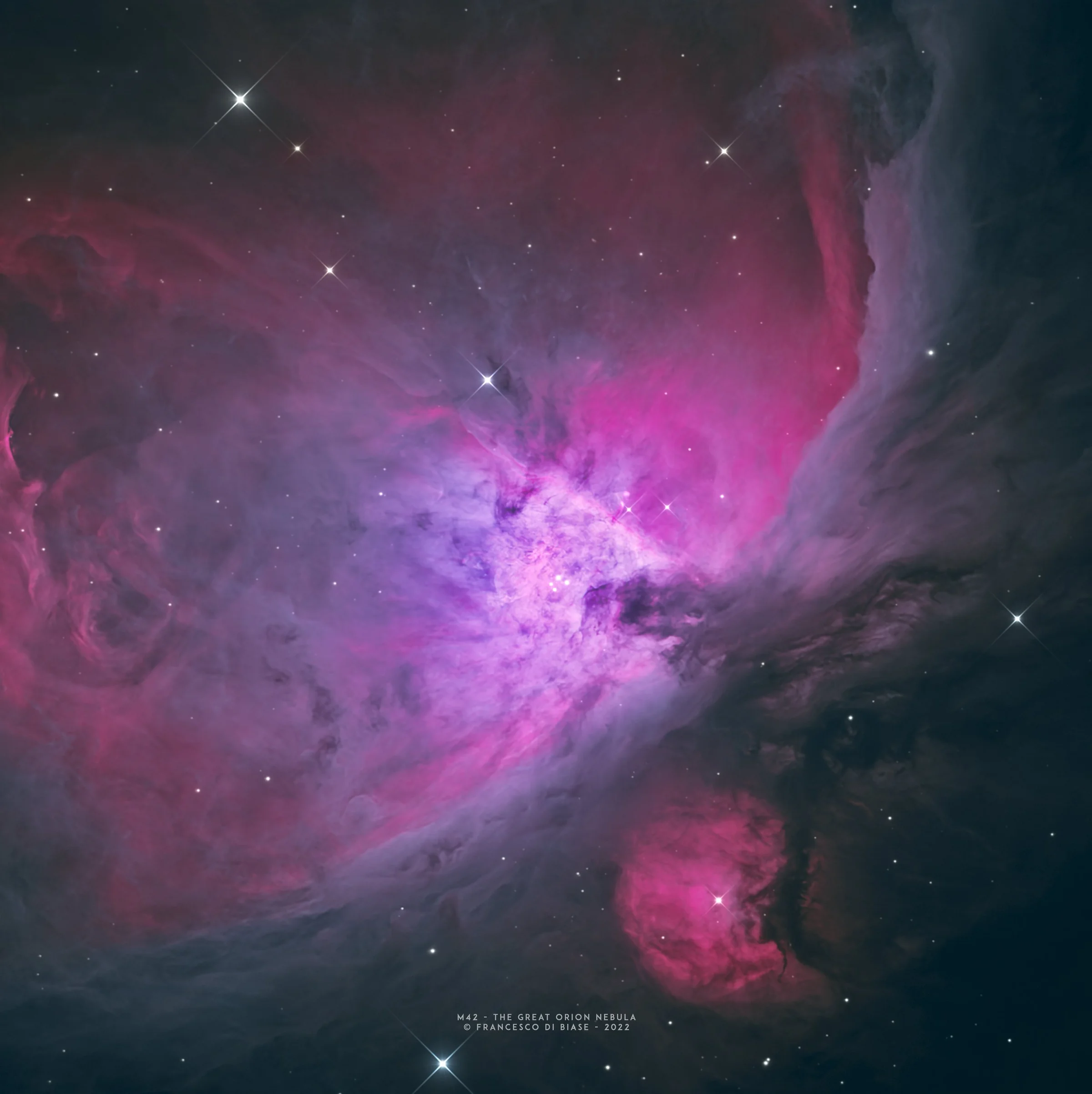 M42 - The great Orion Nebula (core)