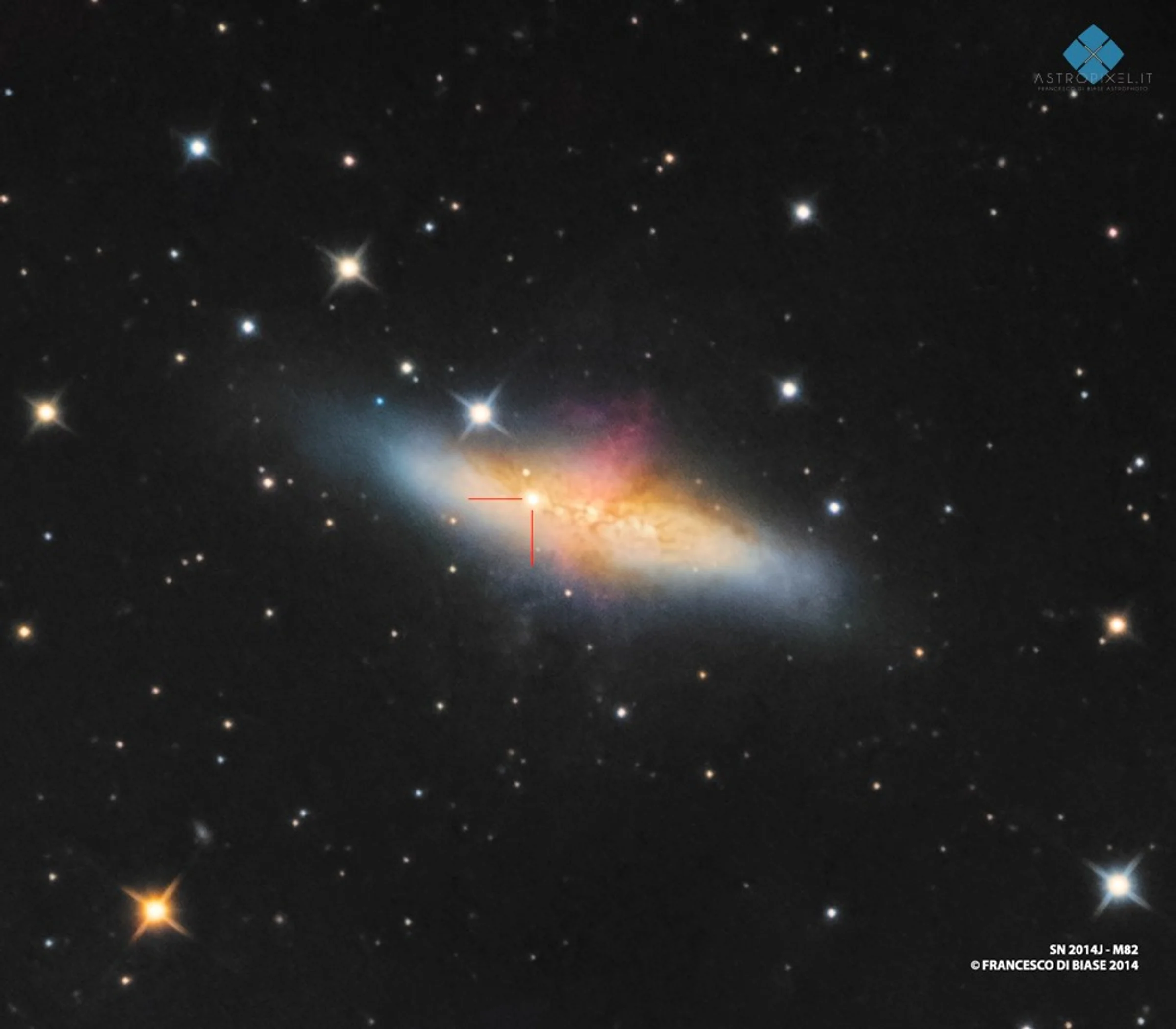M82 Galaxy + SN 2014J
