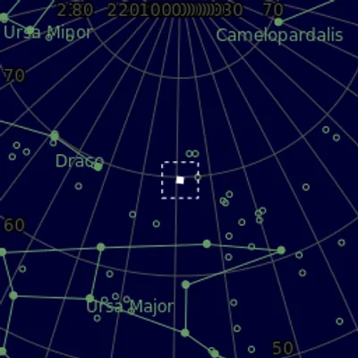 Sky map for M82 Galaxy + SN 2014J