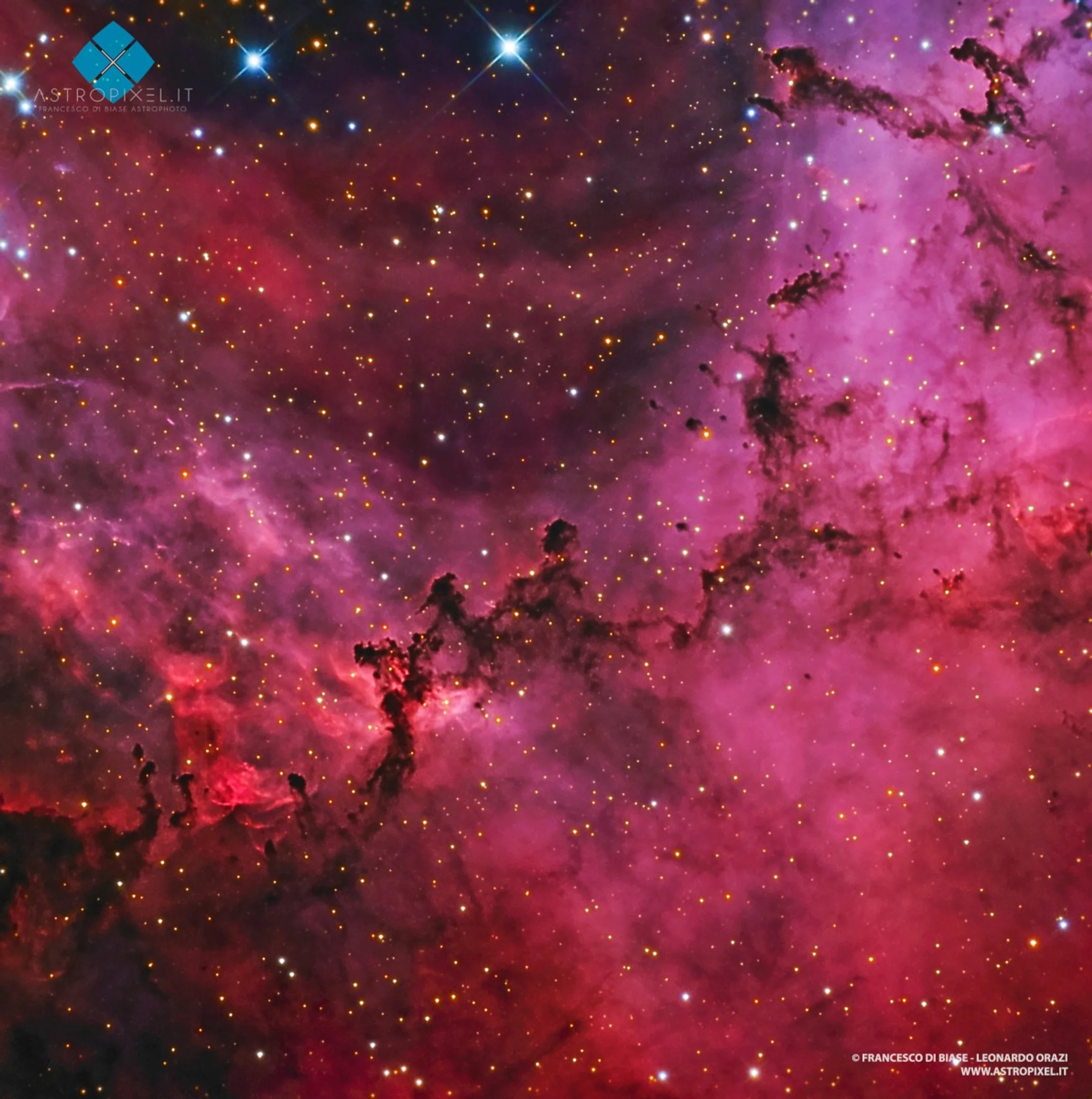 NGC2237 - Dust Sculptures in the Rosette Nebula